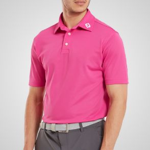 Picture of FootJoy Men's Stretch Pique Solid Golf Polo Shirt