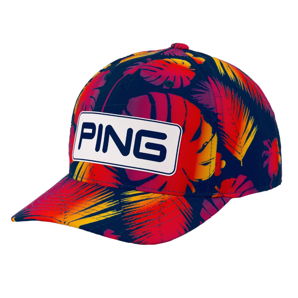 PING Men's Tour Electric Sunset Snapback Golf Cap