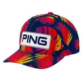 Picture of PING Men's Tour Electric Sunset Snapback Golf Cap