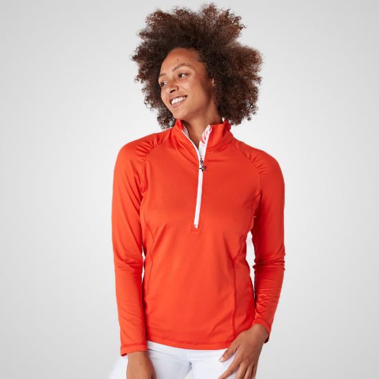 Picture of Swing Out Sister Ladies Celeste 1/4 Zip Golf Midlayer