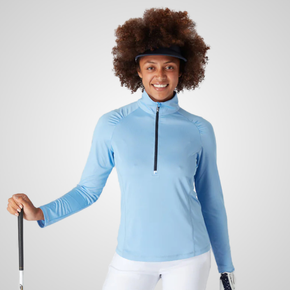 Swing Out Sister Ladies Celeste 1/4 Zip Golf Midlayer