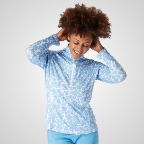 Picture of Swing Out Sister Ladies Celeste 1/4 Zip Golf Midlayer