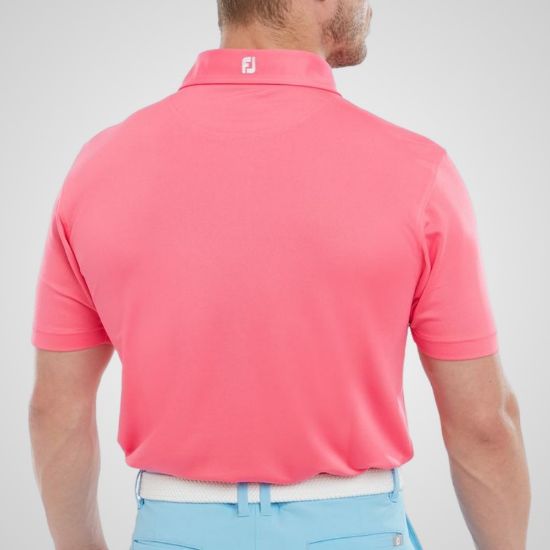 Picture of FootJoy Men's Stretch Pique Solid Golf Polo Shirt