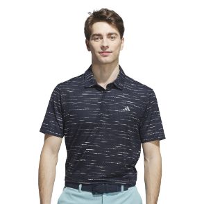Picture of adidas Men's Ultimate Mesh Glimmer Print Golf Polo Shirt