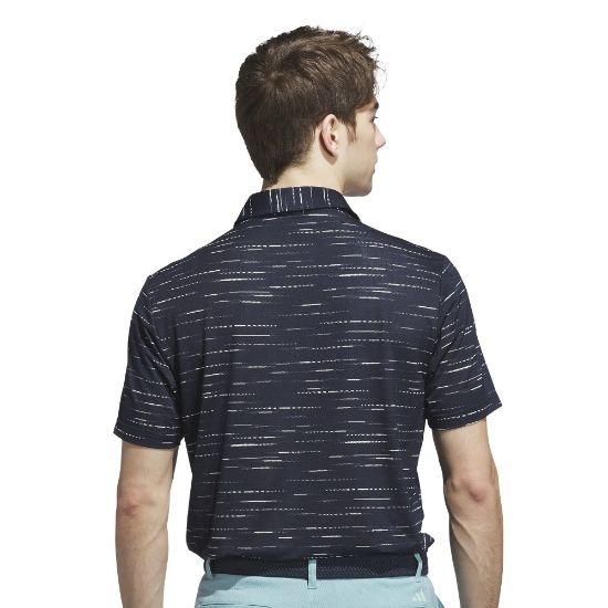 Picture of adidas Men's Ultimate Mesh Glimmer Print Golf Polo Shirt