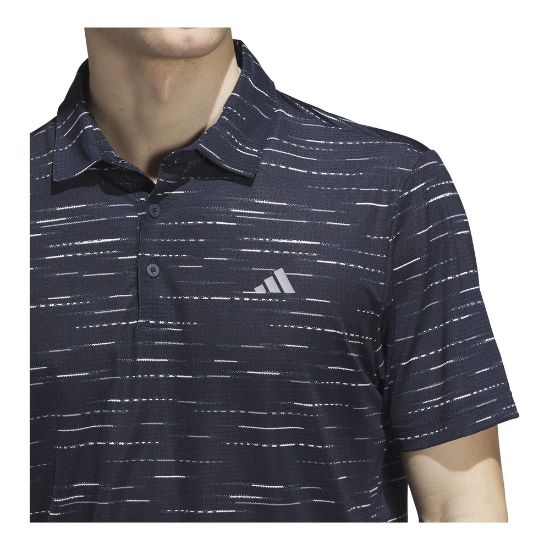 Picture of adidas Men's Ultimate Mesh Glimmer Print Golf Polo Shirt