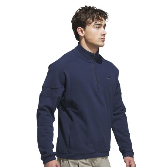Picture of adidas Men's Go To Heritage 1/4 Zip Golf Midlayer