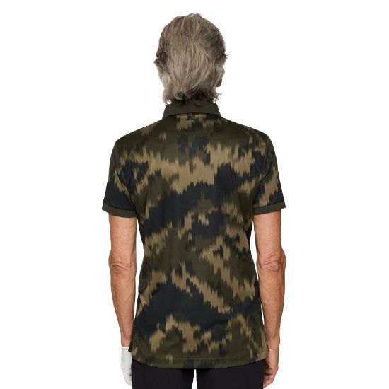 Picture of J.Lindeberg Men's Tour Tech Print Golf Polo