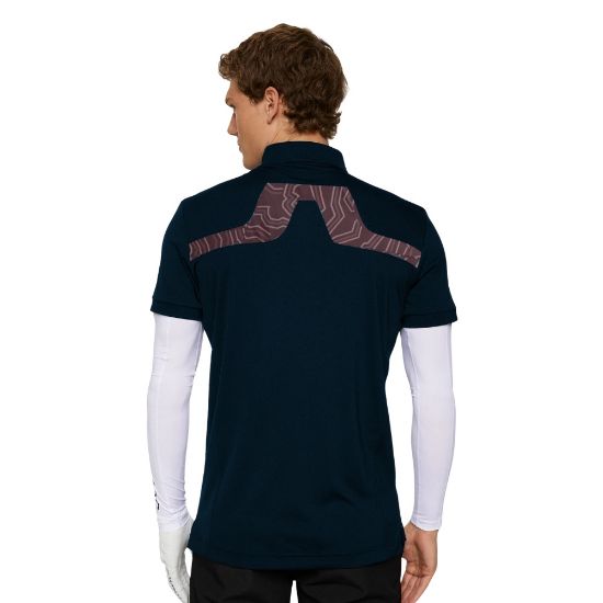 Picture of J.Lindeberg Men's KV Print Golf Polo
