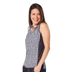 Picture of Swing Out Sister Ladies Beth Sleeveless Golf Polo Shirt