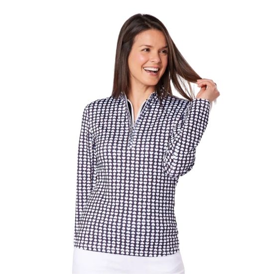 Picture of Swing Out Sister Ladies Layla 1/4 Zip Golf Midlayer