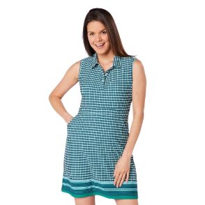 Picture of Swing Out Sister Ladies Penelope Pattern Sleeveless Golf Dress