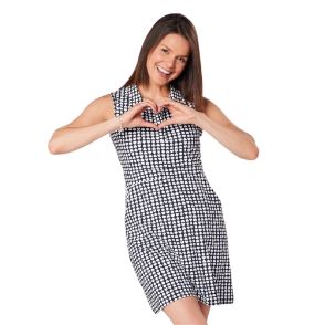 Picture of Swing Out Sister Ladies Penelope Pattern Sleeveless Golf Dress