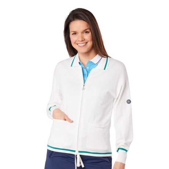 Picture of Swing out Sister Ladies Seeker Cotton Golf Cardigan