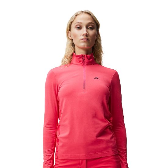 Picture of J.Lindeberg Ladies Lauryn 1/2 Zip Golf Midlayer