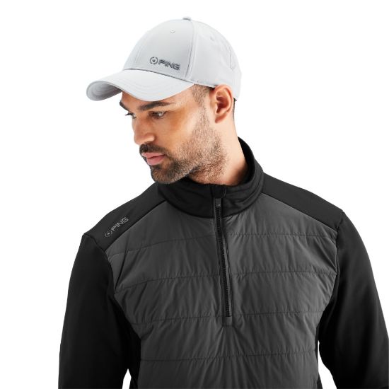 Picture of PING Men's Astbury Insulated Half Zip Fleece Golf Midlayer