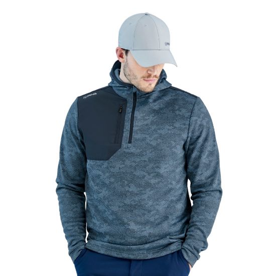 Picture of PING Men's Nexa Hooded Half Zip Golf Fleece