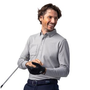 Picture of Glenmuir Men's Portree L/S Golf Polo Shirt