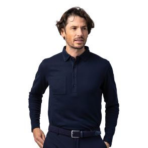 Picture of Glenmuir Men's Portree L/S Golf Polo Shirt