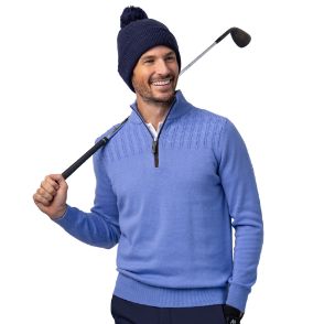 Picture of Glenmuir Men's Paisley Cotton Cashmere Golf Sweater