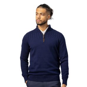 Picture of Glenmuir Men's Paisley Cotton Cashmere Golf Sweater
